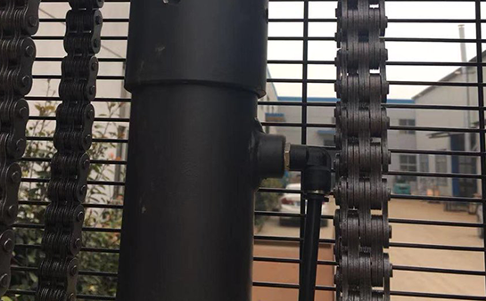 堆高車鏈條細節